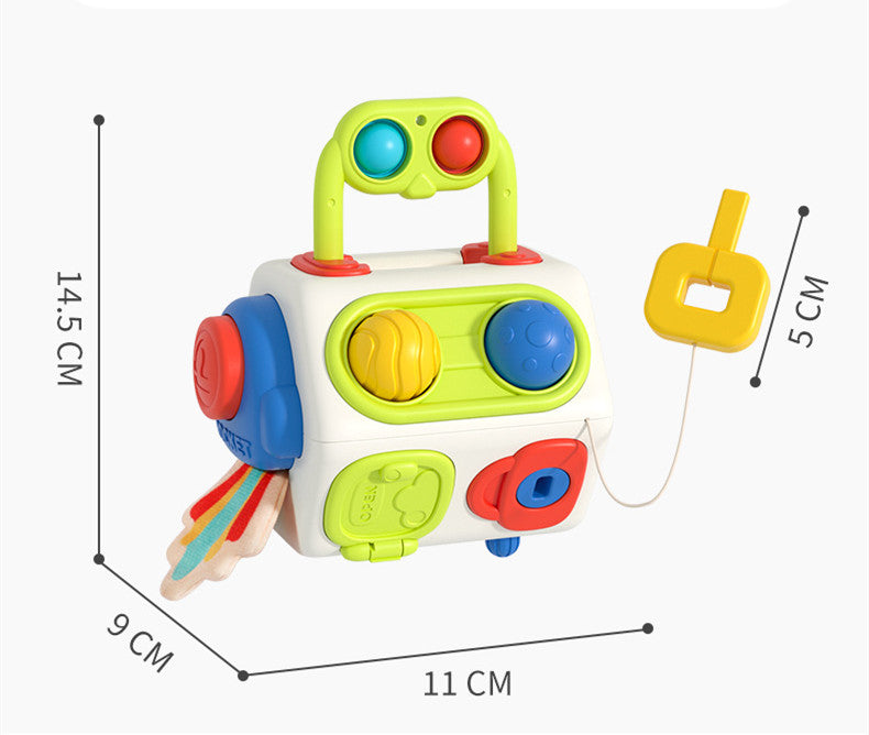 9 In 1 Busy Cube Baby & Toddler Toys Montessori Sensory Toys For Toddlers 1 2 3 Year Old Fidget Busy Board Learning Toys