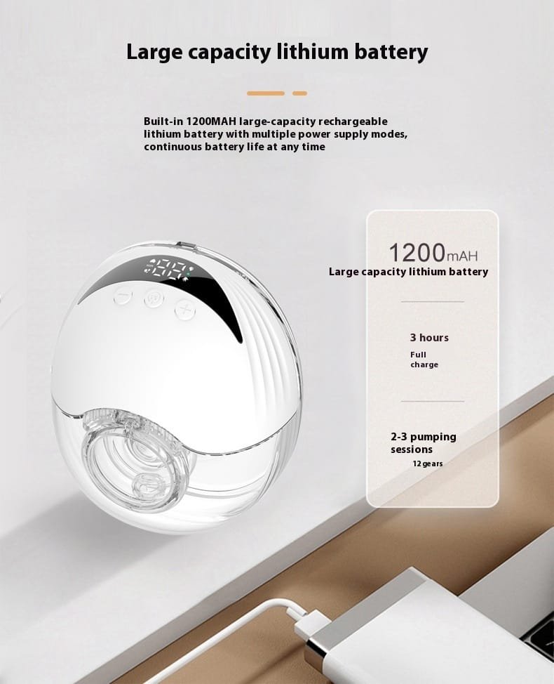 Breast Pump Electric Portable Bilateral Automatic Integrated Milk Claw Piece - Image 9