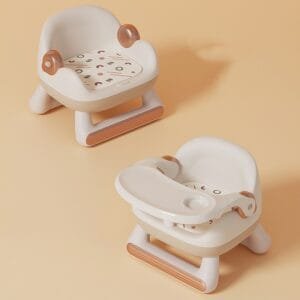 Baby Backrest Plastic Dining Chair