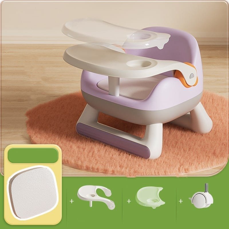 Baby Backrest Plastic Dining Chair - Image 3